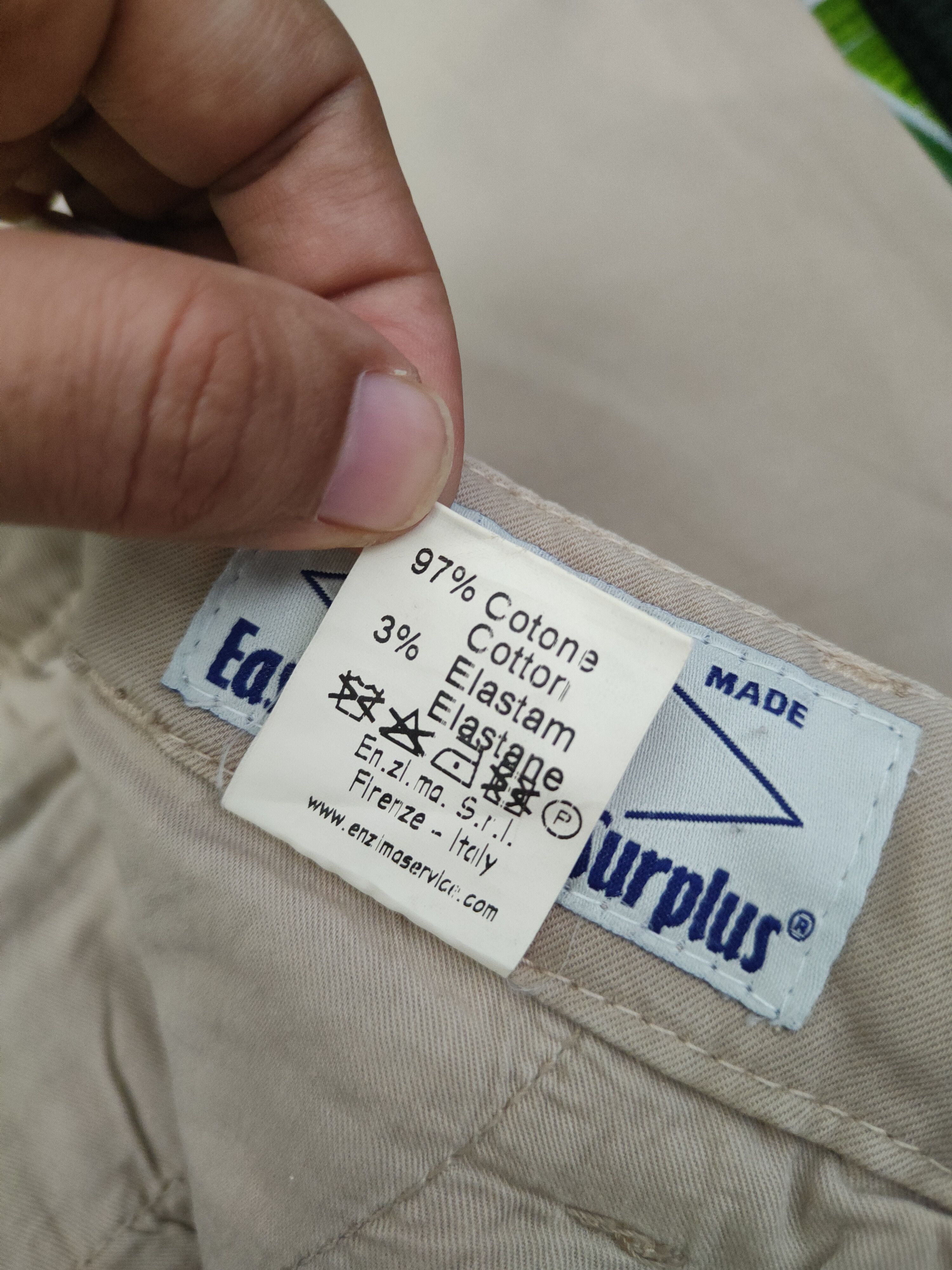 East Harbour Surplus DL East Harbour Surplus Beige Multipocket Cargo Pants #1363 Size US 30 / EU 46 - 12 Thumbnail