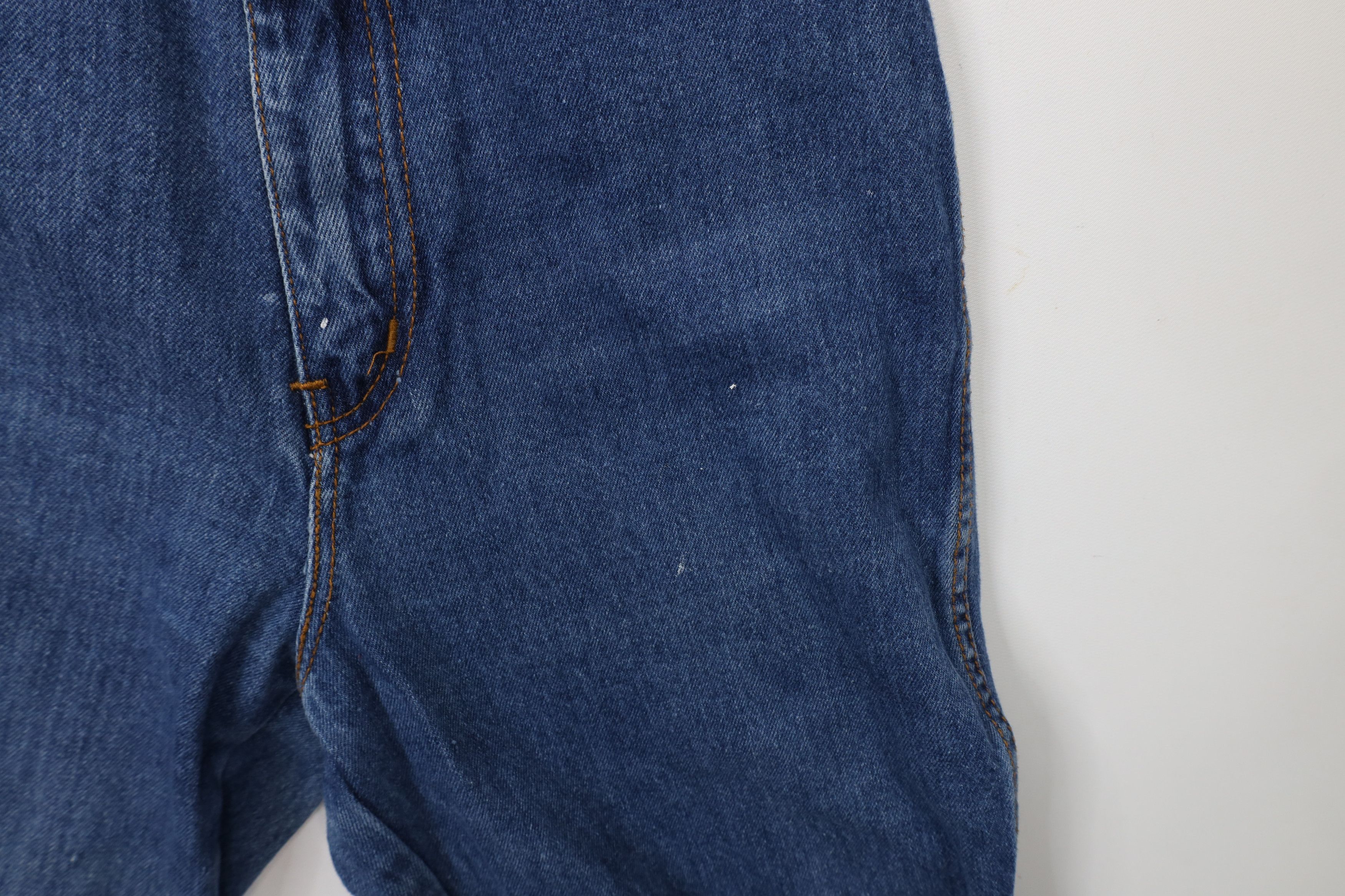 Vintage Vintage 80s 90s Streetwear Flared Wide Leg Denim Jeans Size 30" / US 8 / IT 44 - 7 Thumbnail