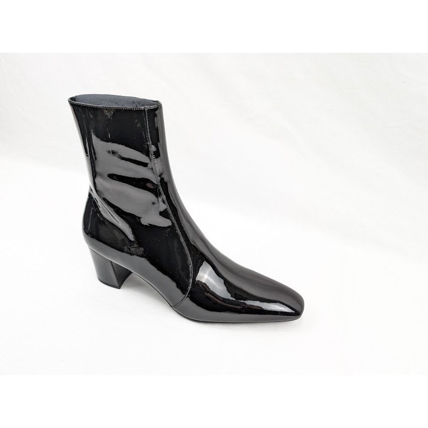 Saint Laurent Paris o1rshd1 Q:2 / XIV Zipped Boots in Nero Size US 9 / EU 42 - 2 Thumbnail