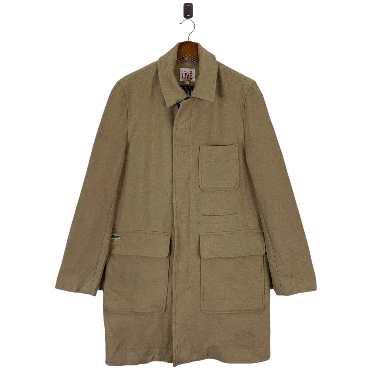 ⚡️⚡️Lacoste Live Casual Brand Overcoat Wool Jacket