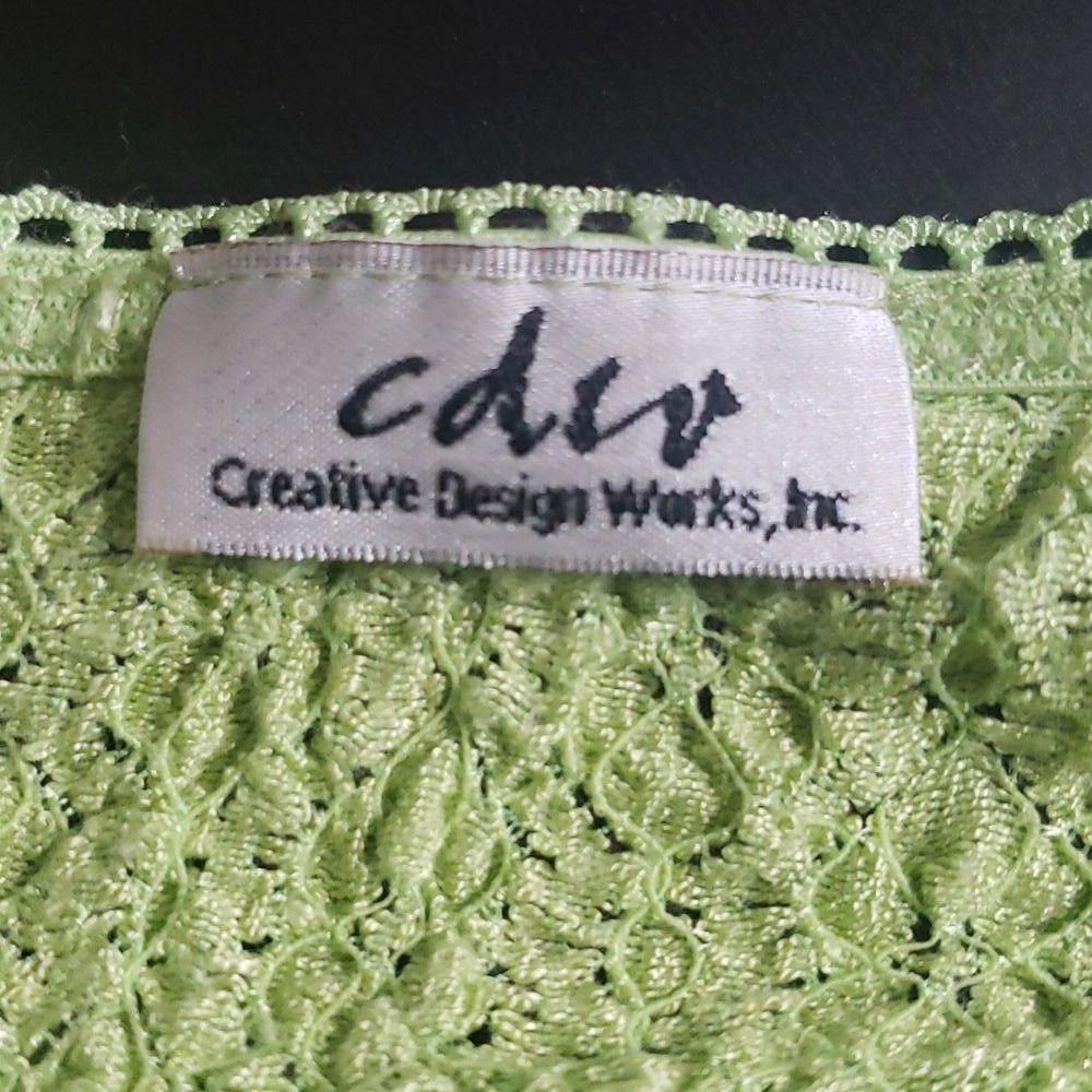 Designer CT534 CDW ladies Lime Green Long Sleeve Top S Size S / US 4 / IT 40 - 3 Thumbnail