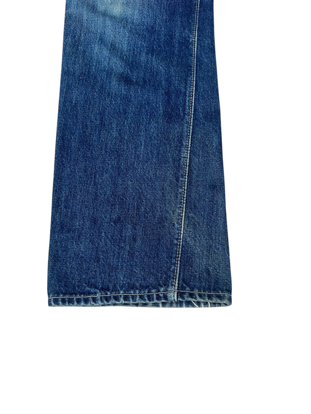 The Real McCoy's Vintage Joey McCoy Hidden Rivets Faded Denim Selvedge Jeans Size US 29 - 9 Thumbnail