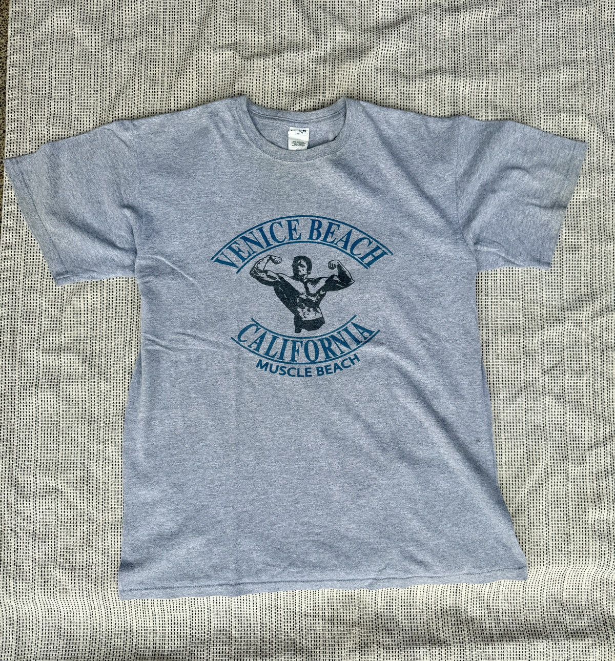 Anvil × Vintage Venice Beach California Muscle Beach T shirt Size US L / EU 52-54 / 3 - 2 Thumbnail