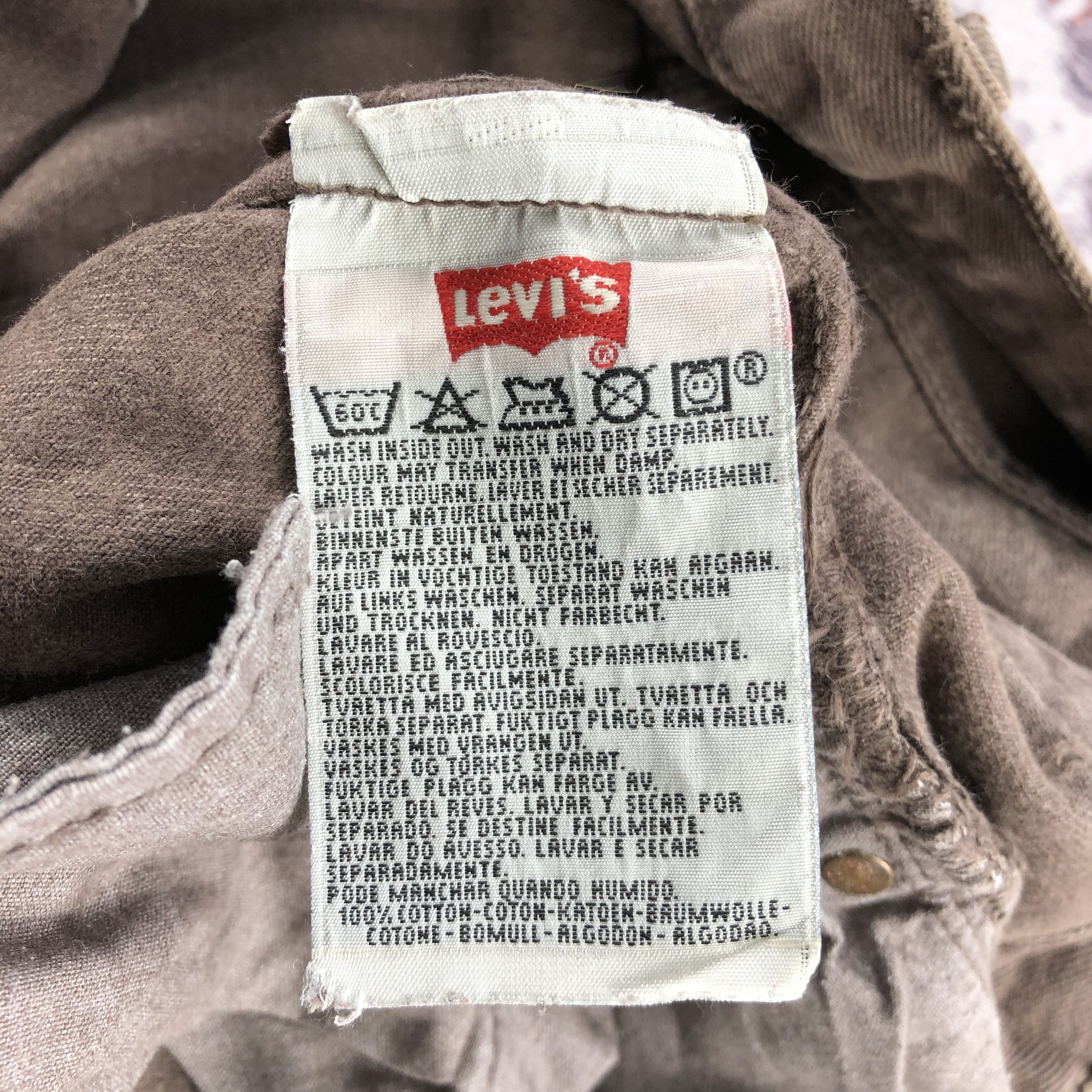 Levi's Vintage 90s Faded Black Levis 501 Jeans-JM2489 Size US 33 - 12 Thumbnail