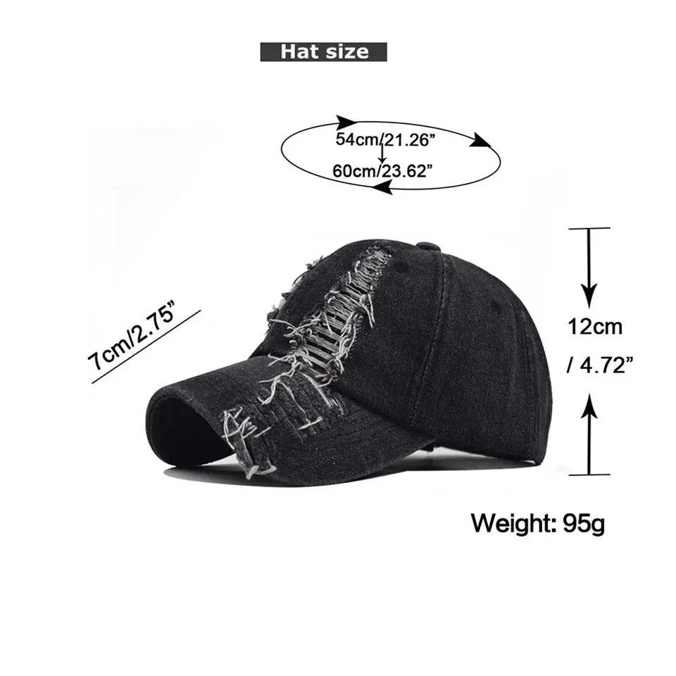 Japanese Brand Distressed Baseball Cap Washed y2k Size ONE SIZE - 7 Thumbnail