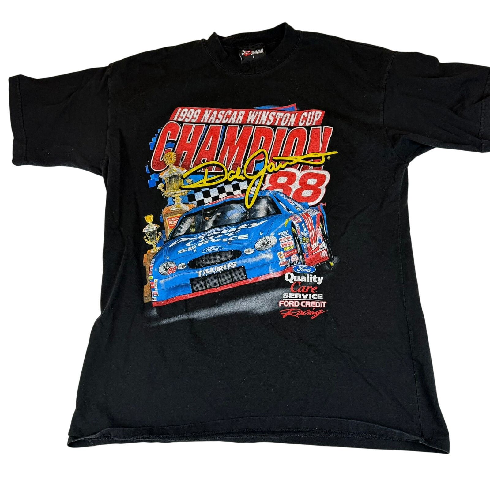 Chase Authentics Dale Jarrett 1999 Winston Cup Champion T-Shirt - Large Size US L / EU 52-54 / 3 - 1 Thumbnail
