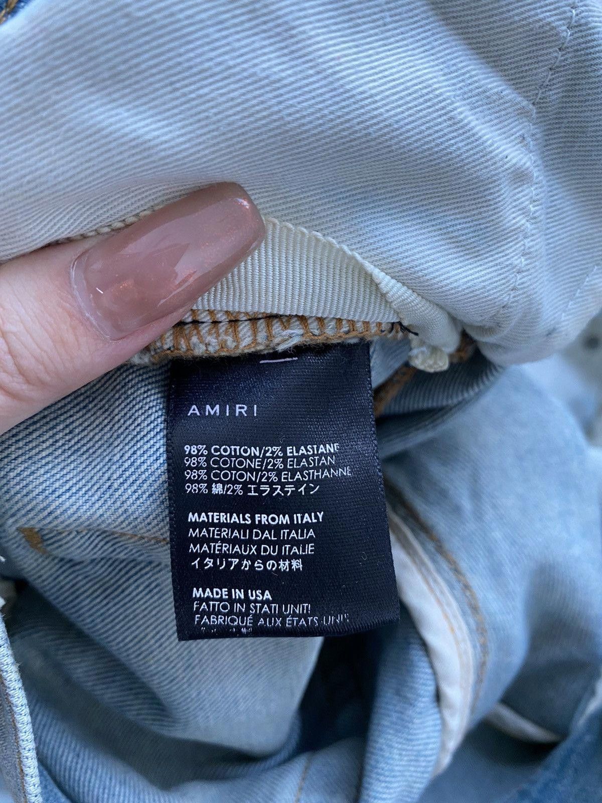 Amiri Amiri Indigo Track Denim Jeans Size US 32 / EU 48 - 4 Thumbnail