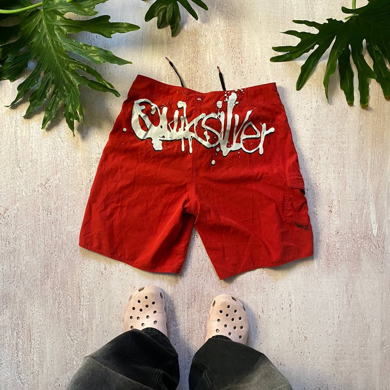 Quiksilver VINTAGE Y2K QUIKSILVER AMAZING SURF SHORTS BIG LOGO 279 Size US 34 / EU 50 - 1 Thumbnail
