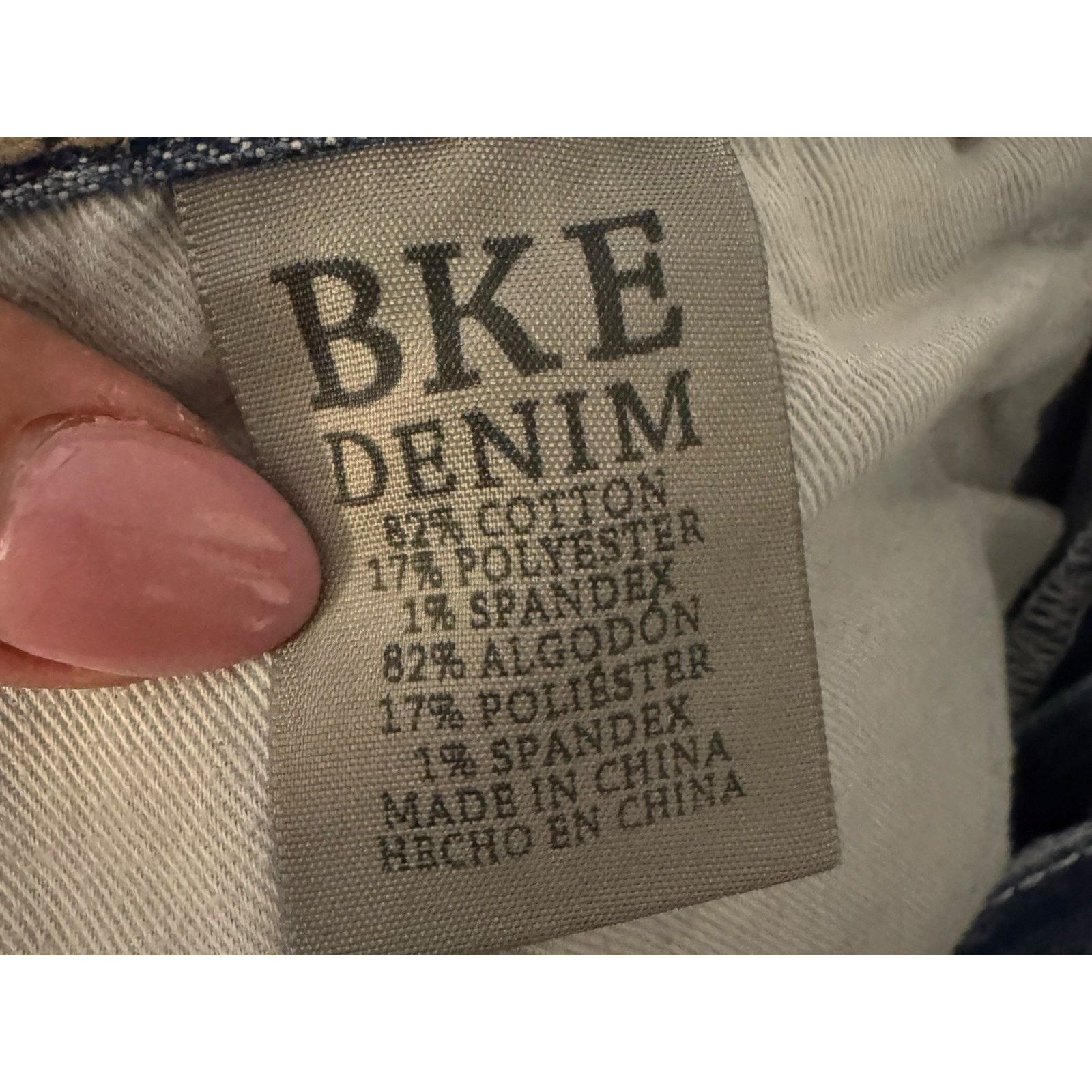 BKE BKE Denim Tyler Regular Fit Straight Leg Jeans Size US 32 / EU 48 - 9 Thumbnail
