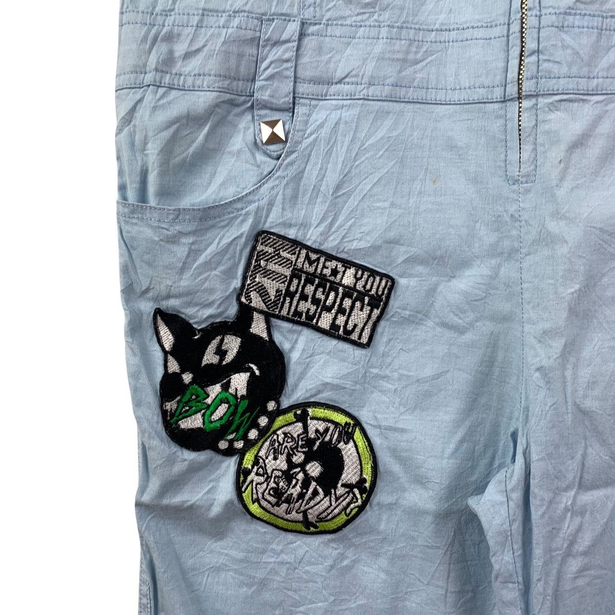 Japanese Brand JSG Japanese Brand Punk Bondage Short Sleeve Jumpsuit Jacket Size S / US 4 / IT 40 - 5 Thumbnail