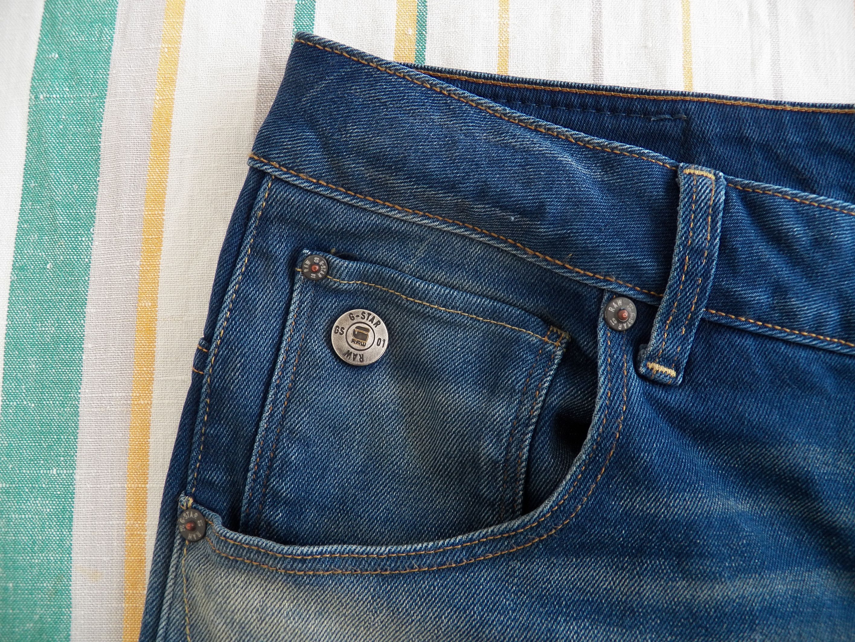 G-Star G-Star RAW Arc 3D Slim Mens Jeans W32 L30 Medium Blue Size US 32 / EU 48 - 2 Thumbnail