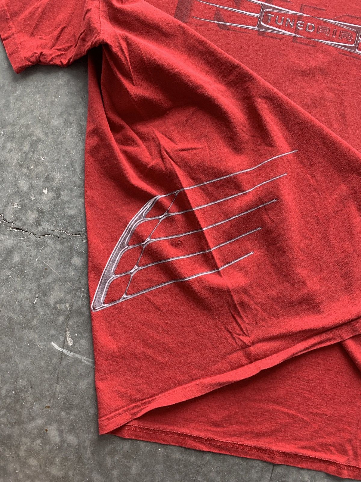 Nike × Vintage Vintage Y2K Nike Graphic Tee Oversized Size US XXL / EU 58 / 5 - 5 Thumbnail
