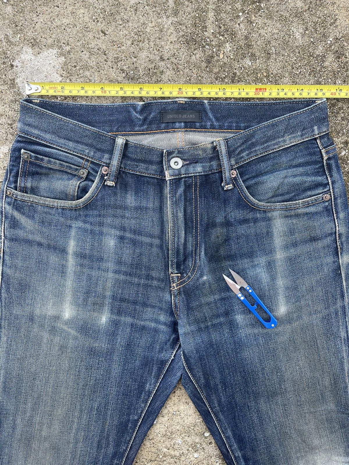 Japanese Brand × Jean × Uniqlo 🔥 Japanese Brands Uniqlo Distressed Denim W30🔥 Size US 30 / EU 46 - 4 Thumbnail