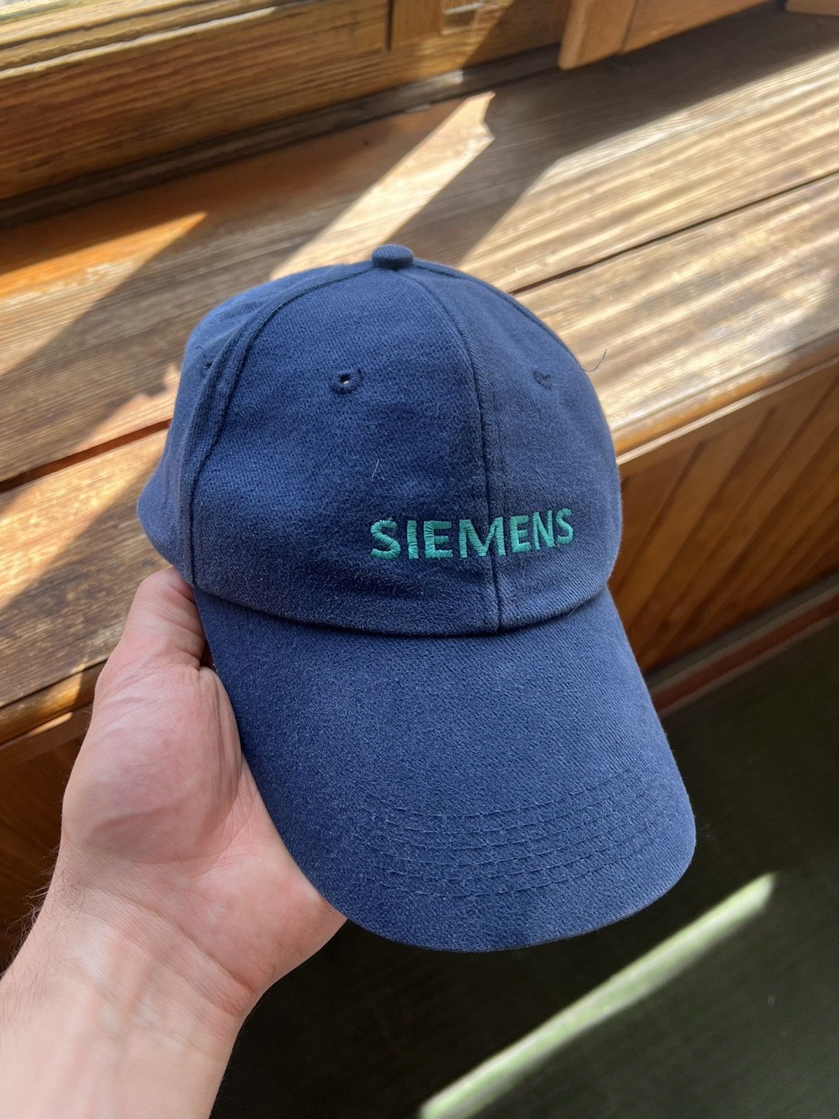 Vintage Y2K Siemens Vintage Hat Teal Snapback Size ONE SIZE - 1 Thumbnail