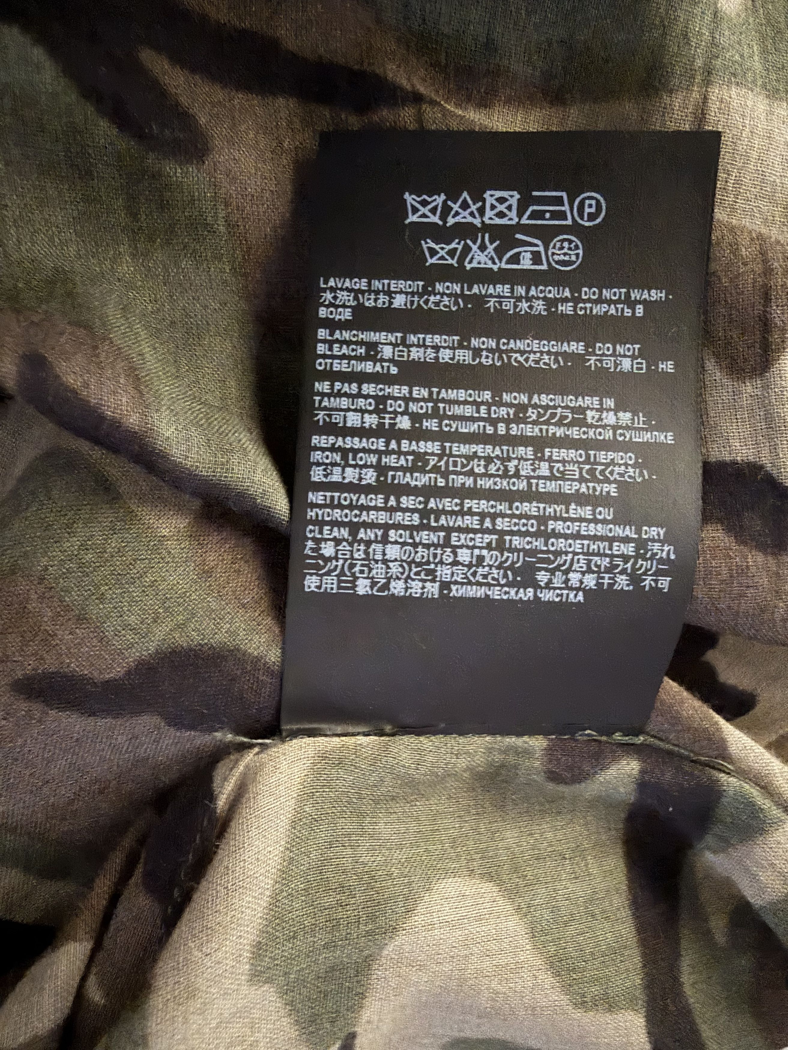 Saint Laurent Paris Hedi Slimane Camouflage Military Shirt Size US M / EU 48-50 / 2 - 9 Thumbnail