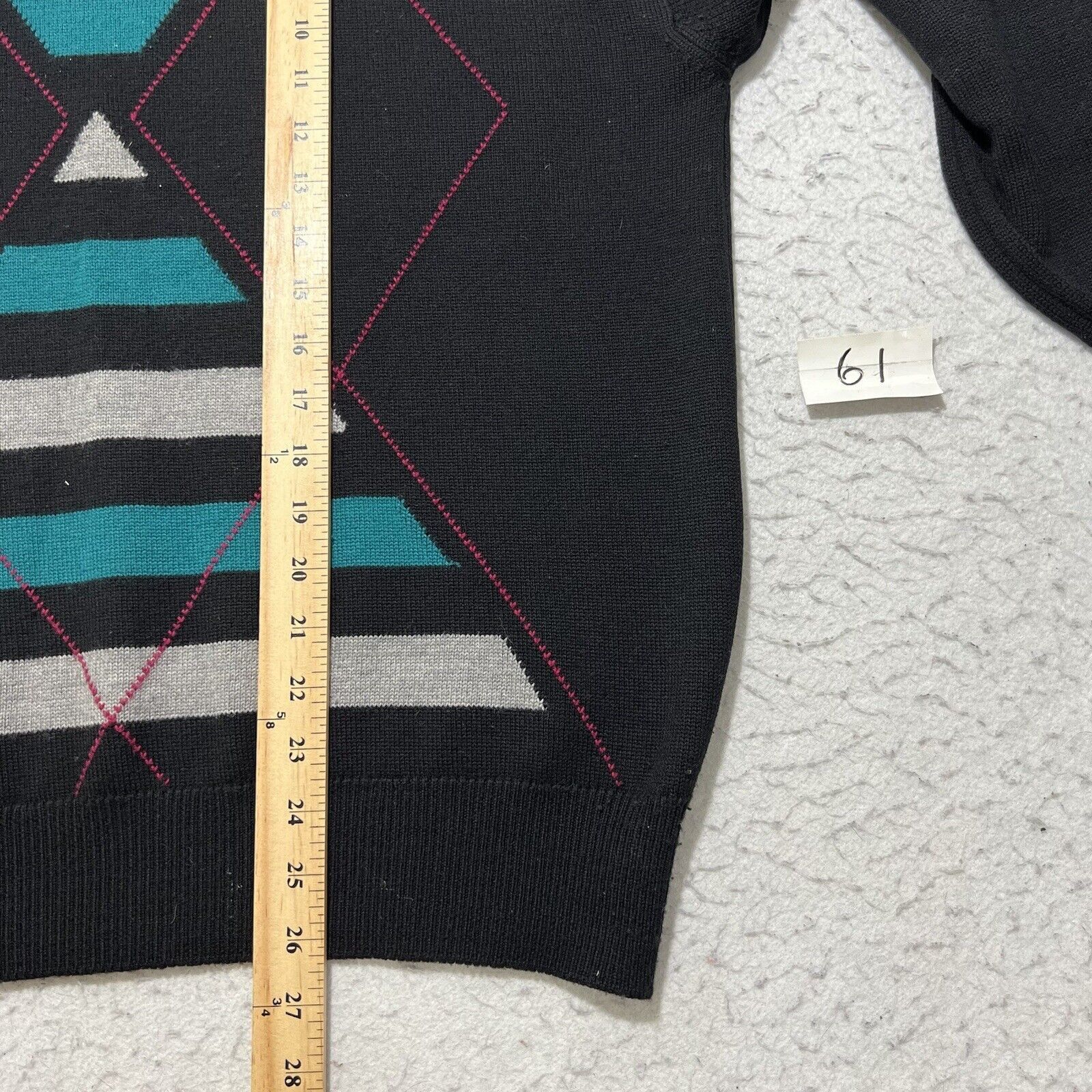Vintage Vintage Clark Gregory Wool Crewneck Sweater Witch Golf Club Size US XL / EU 56 / 4 - 9 Thumbnail