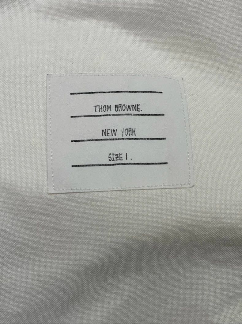 Thom Browne Thom Browne size1 White pocket embroidered tropical fish lo Size US S / EU 44-46 / 1 - 6 Thumbnail