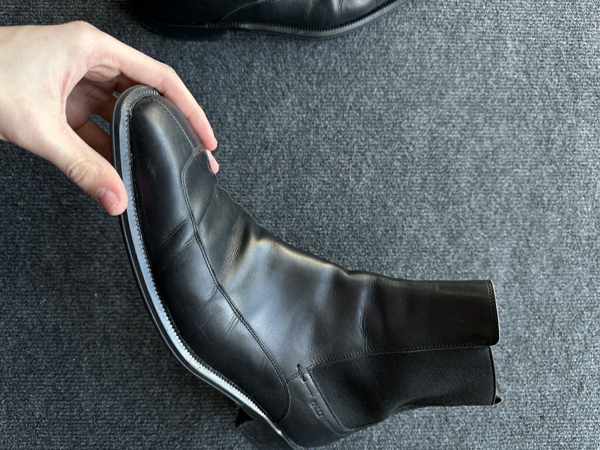 Bally LUXURY 🚨 BALLY VNTG BOOTS MEN BLACK COWBOY SHELSEY RARE Size US 10 / EU 43 - 13 Thumbnail
