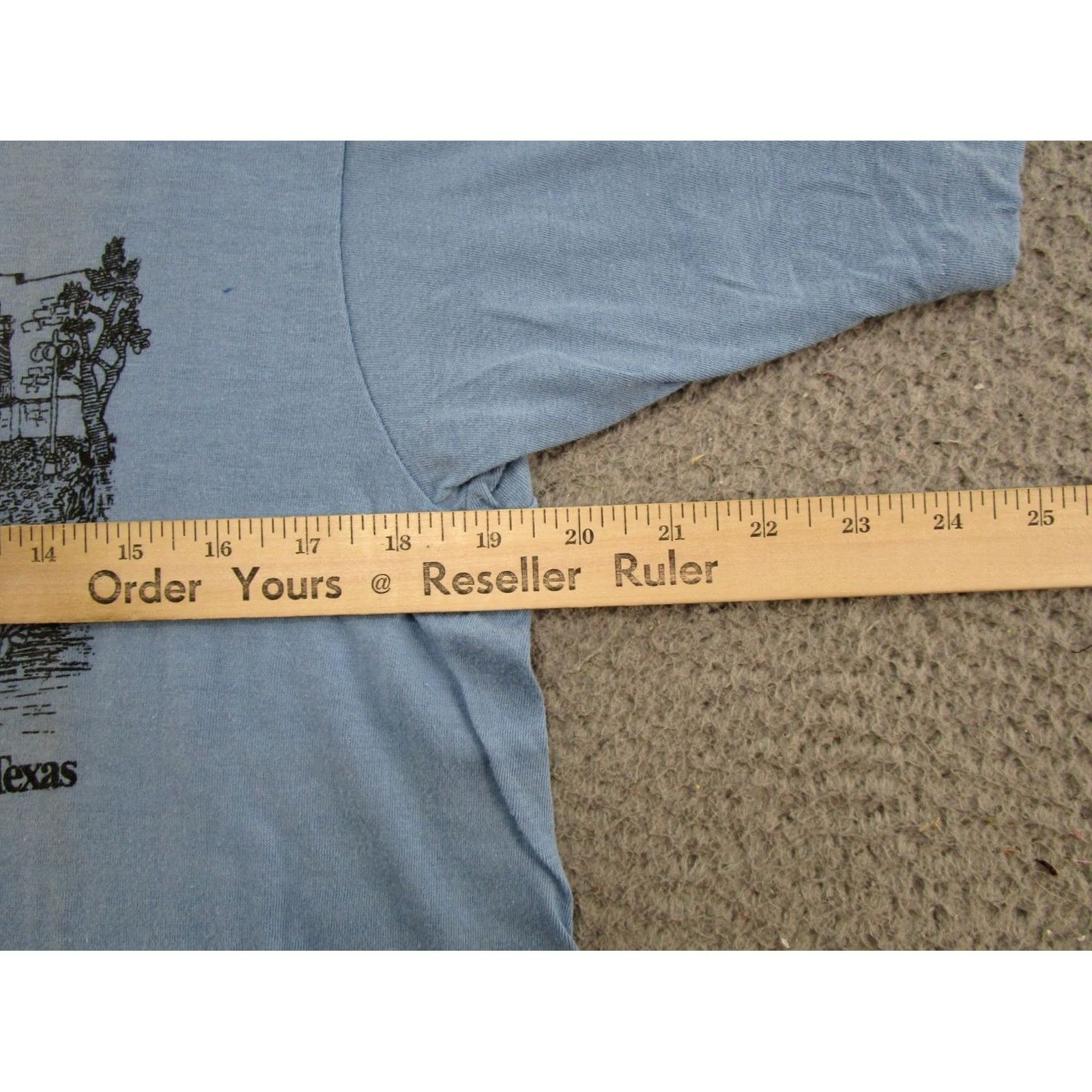 Timex Vintage Imex Desert Graphic Tee T-Shirt Desert 80s San Antonio Texas Blue Cotton Knit Crew Neck Short Sleeve XL Men Shirts 80s Mens Size US XL / EU 56 / 4 - 6 Thumbnail