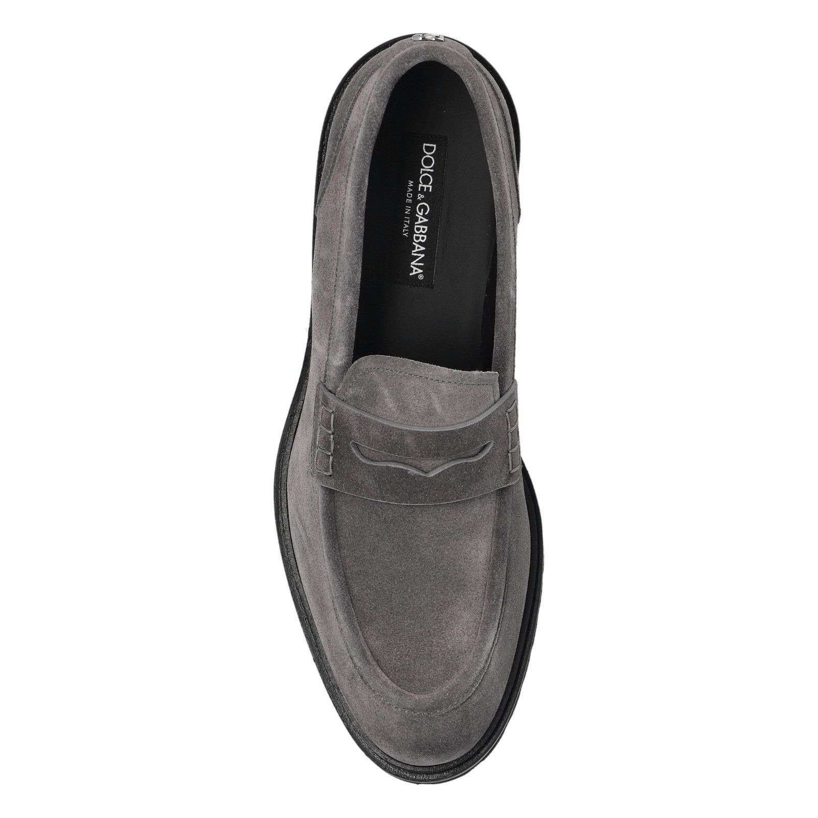 Dolce & Gabbana Suede Loafers, Gray DOLCE&GABBANA New Florio Gray Suede Loafers New & Authentic main image 4