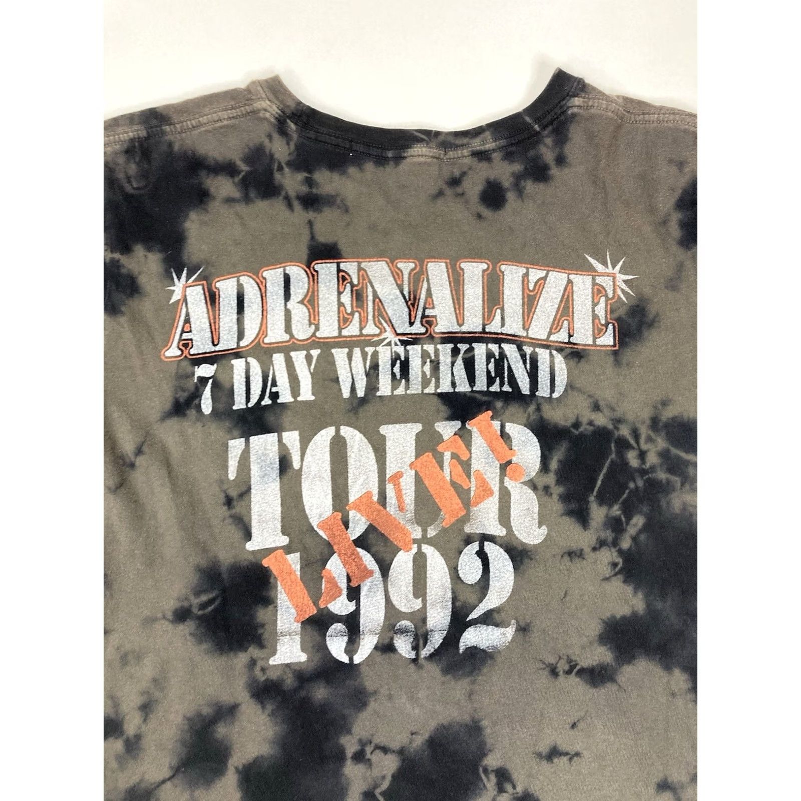 Junk Food VINTAGE Def Leppard Adrenalize Tour Live 1992 Graphic T-shirt Women Small Tie Dye Music Shirt Size S / US 4 / IT 40 - 6 Thumbnail
