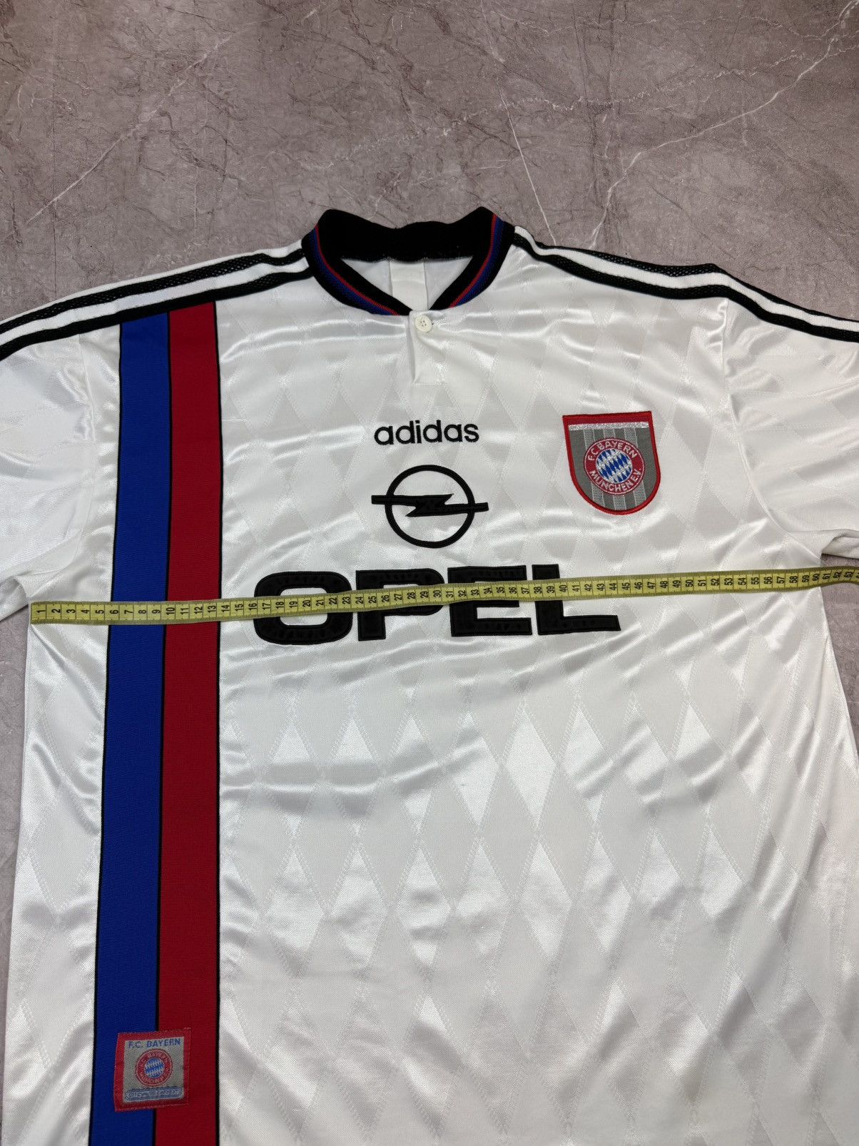 Adidas 90s Adidas FC Bayern Munchen 1996/97/98 Away Soccer Jersey Size US XXL / EU 58 / 5 - 21 Thumbnail
