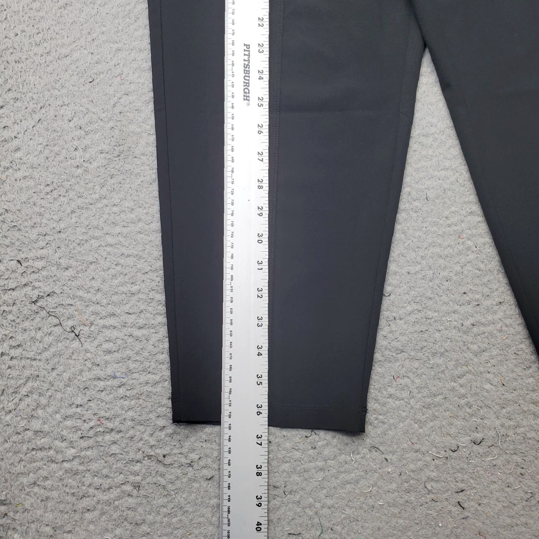 Lou & Grey Lou & Grey Womens Sweatpants Black Stretch Drawstring Waist Straight Leg Size L Size 36" / US 14 / IT 50 - 3 Thumbnail