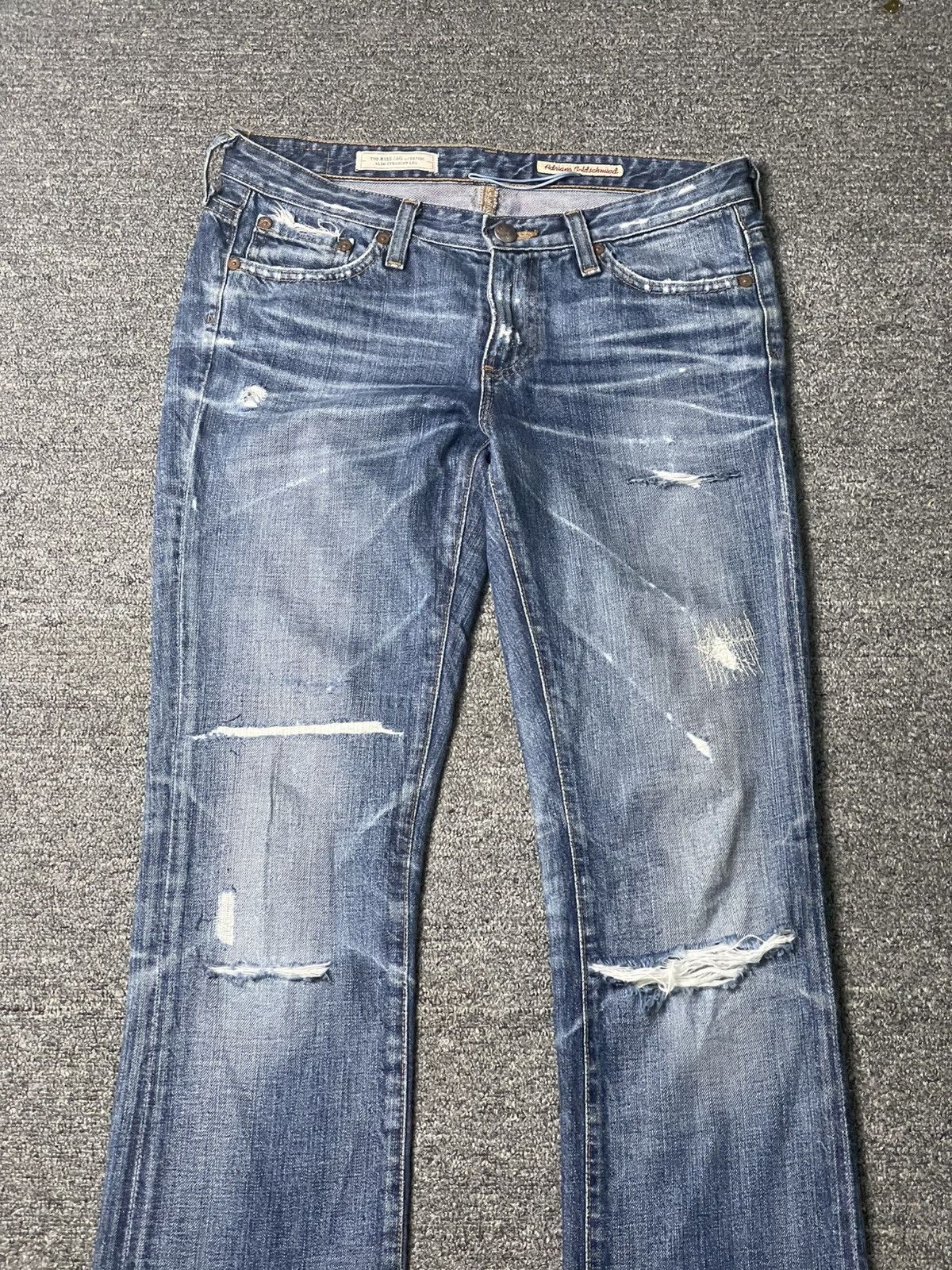 AG Adriano Goldschmied × Vintage AG ADRIANO GOLD SCHMIED BOOTCUT JEANS (103) Size US 30 / EU 46 - 3 Thumbnail
