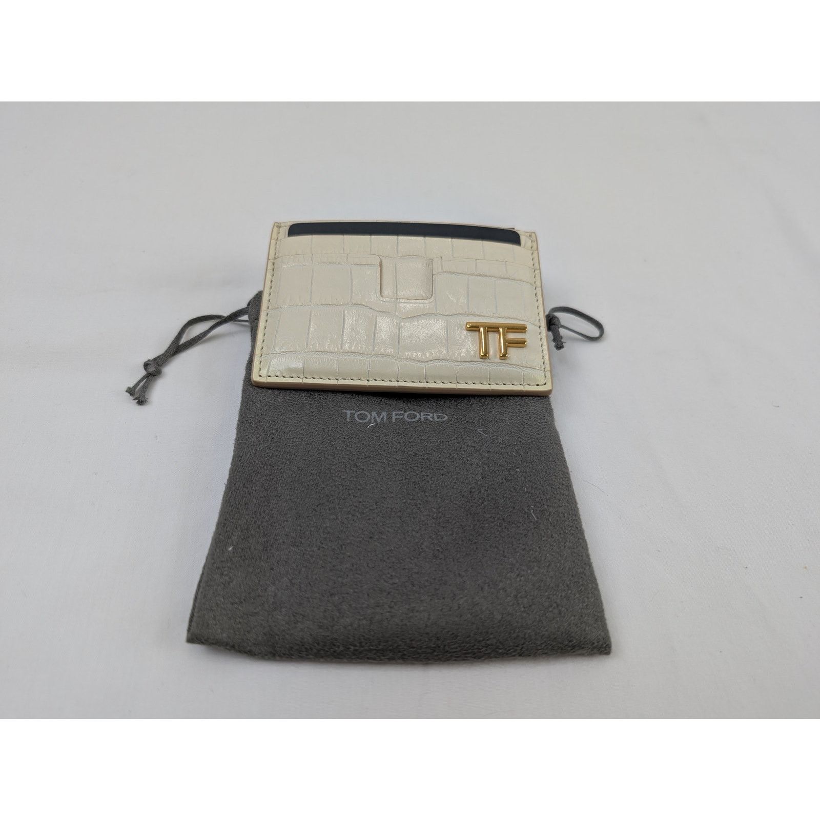 Tom Ford o1rshd1 Size: OS / Card Holder in Ivory Size ONE SIZE - 8 Thumbnail