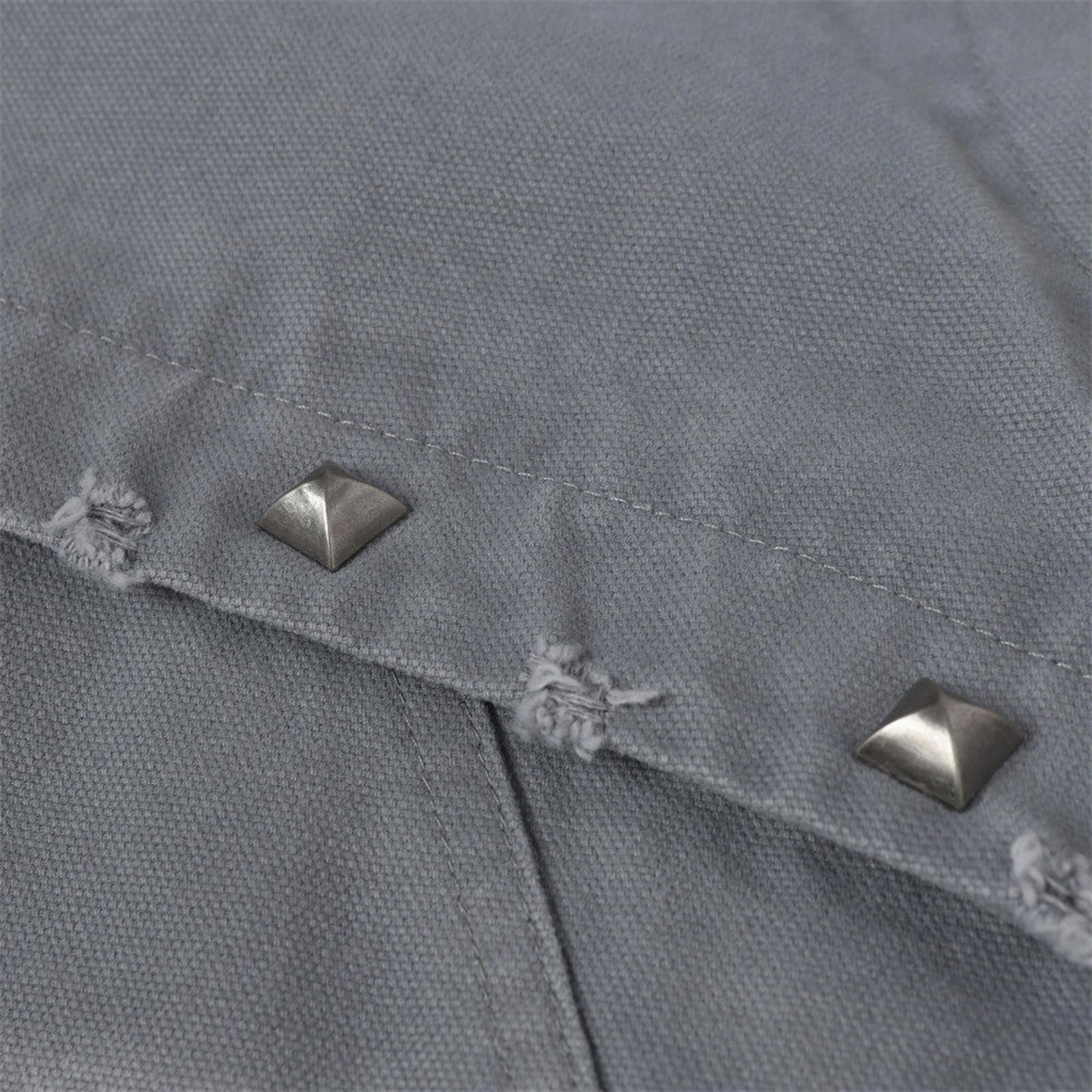 Designer Blue Utility Denim Jacket with Stud Detailing Size US M / EU 48-50 / 2 - 3 Thumbnail