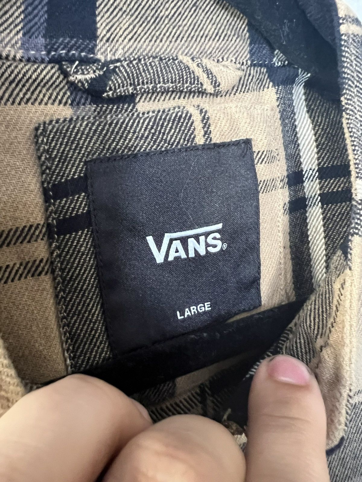 Vans Vans Long Sleeve Ayer Flannel Woven Plaid Shirt Size US L / EU 52-54 / 3 - 4 Thumbnail