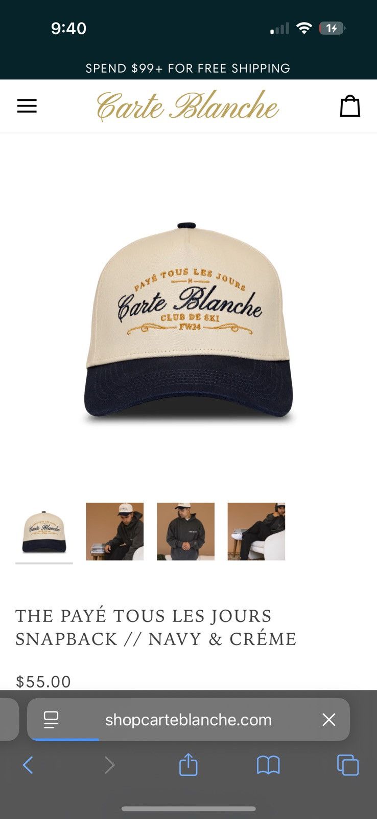 Carte Blanche Carte Blanche hat Size ONE SIZE - 1 Thumbnail