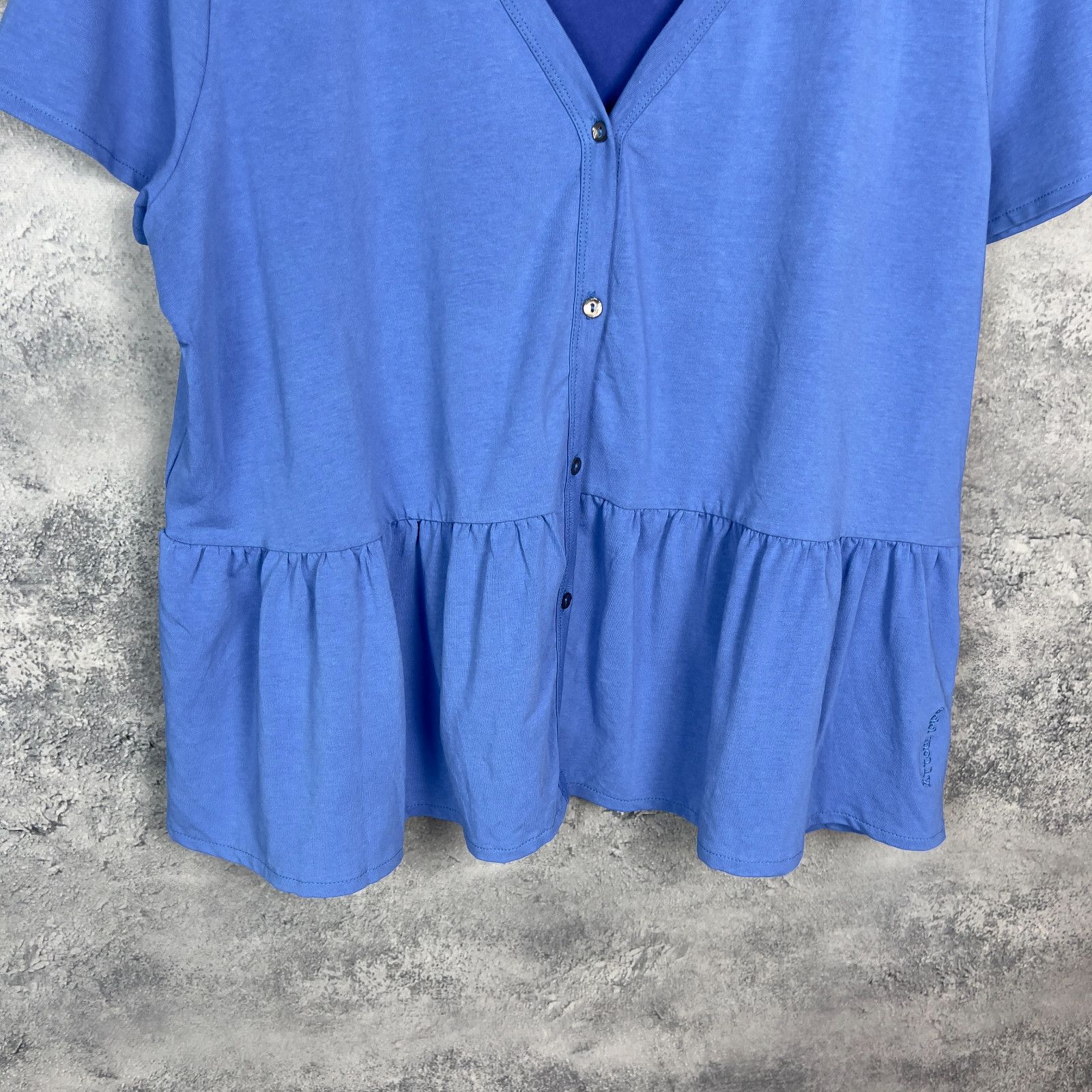 Odd Molly Odd Molly Blouse Women's Size 4 Blue Long Sleeve` Size S / US 4 / IT 40 - 3 Thumbnail