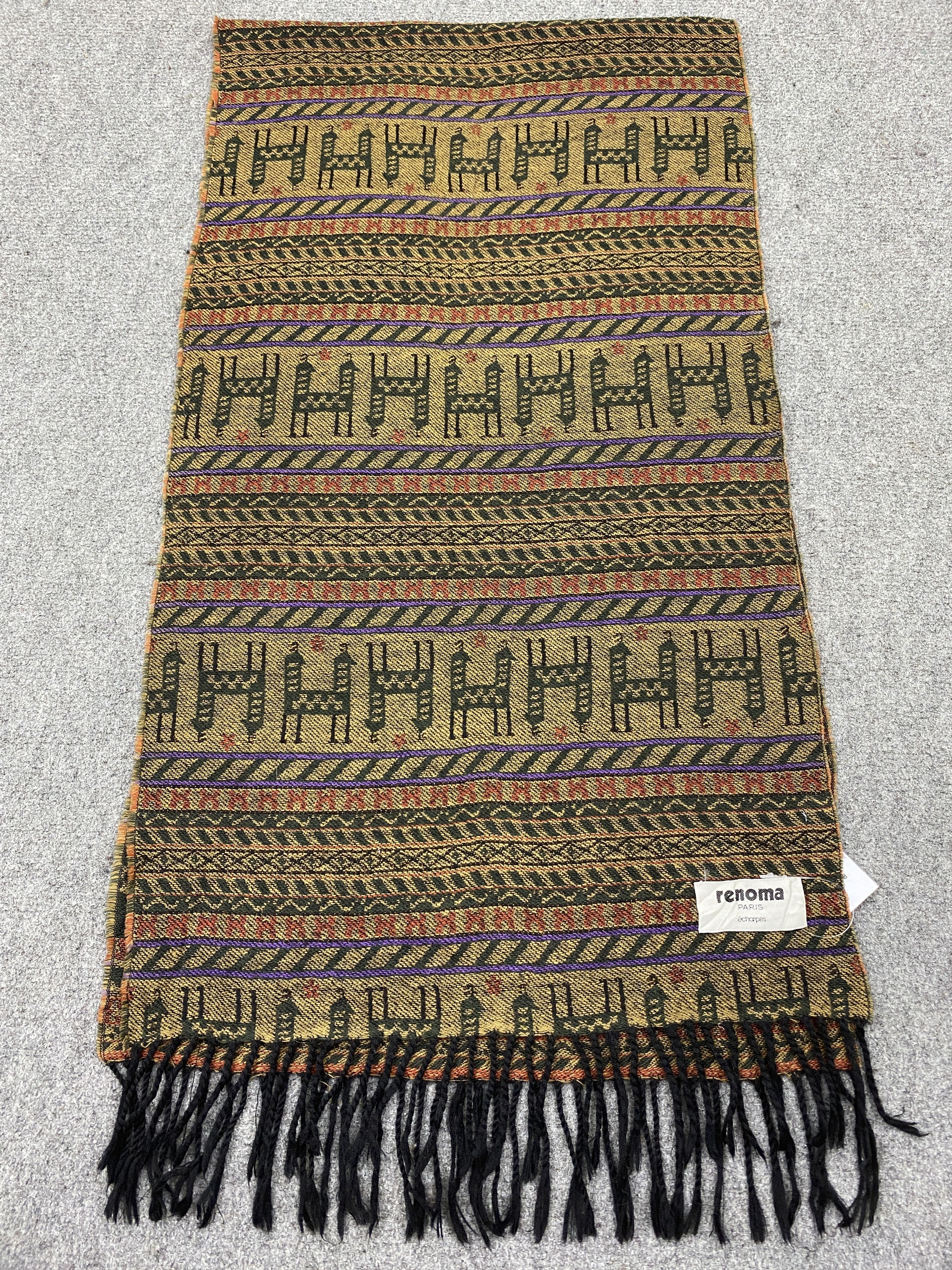 Renoma Renoma Paris Scarf / Muffler / Wool - SC0245 Size ONE SIZE - 3 Thumbnail