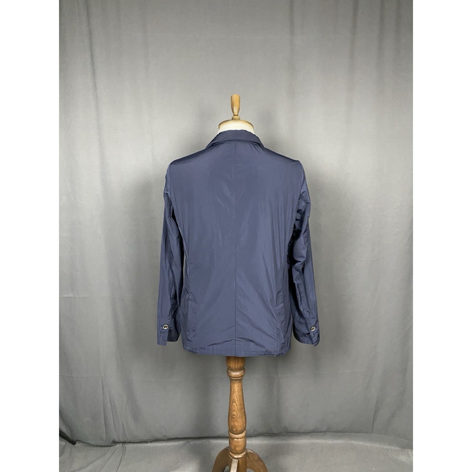 Gimo's Gimo's Men's Blue Lightweight utility Sportcoat Nylon Jacket Size US M / EU 48-50 / 2 - 7 Thumbnail