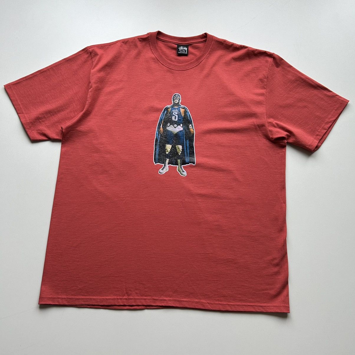 Stussy Vintage Stussy Luchador Mexican Wrestler Graphic T Shirt XL Size US XL / EU 56 / 4 - 1 Thumbnail