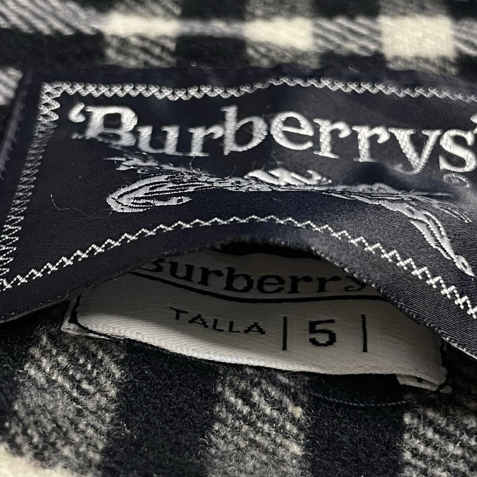 Burberry vintage burberry coat NOVA CHECK wool jacket mens blue navy Size US L / EU 52-54 / 3 - 11 Thumbnail