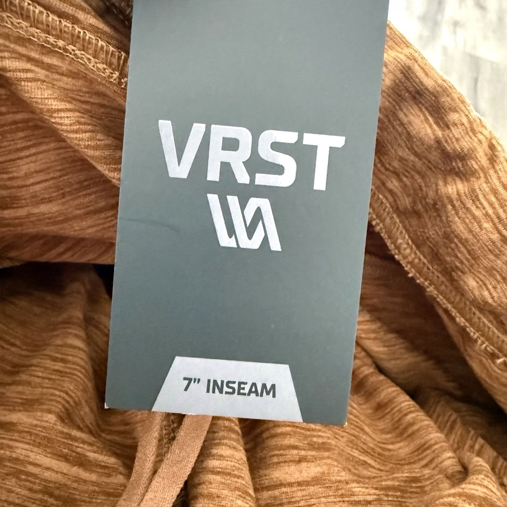 Vintage VRST Jersey 7" Shorts Mens XXL Tobacco Brown Heather Pull On Elastic Waist NEW Size US XXL / EU 58 / 5 - 2 Thumbnail