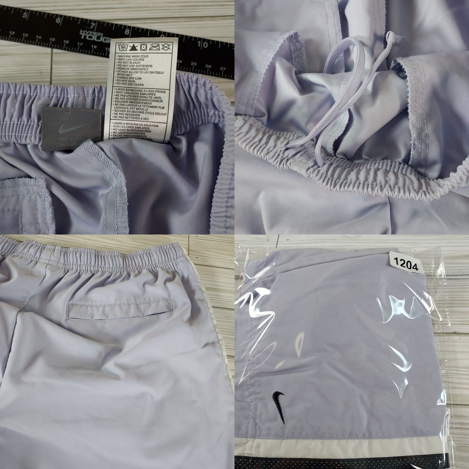 Nike Nike Women's M Light Weight Lilac Capri Golf Pants - 23.5in Inseam, 100% Polyester, Pockets, Pull On, Regular, Nike Size 32" / US 10 / IT 46 - 9 Thumbnail