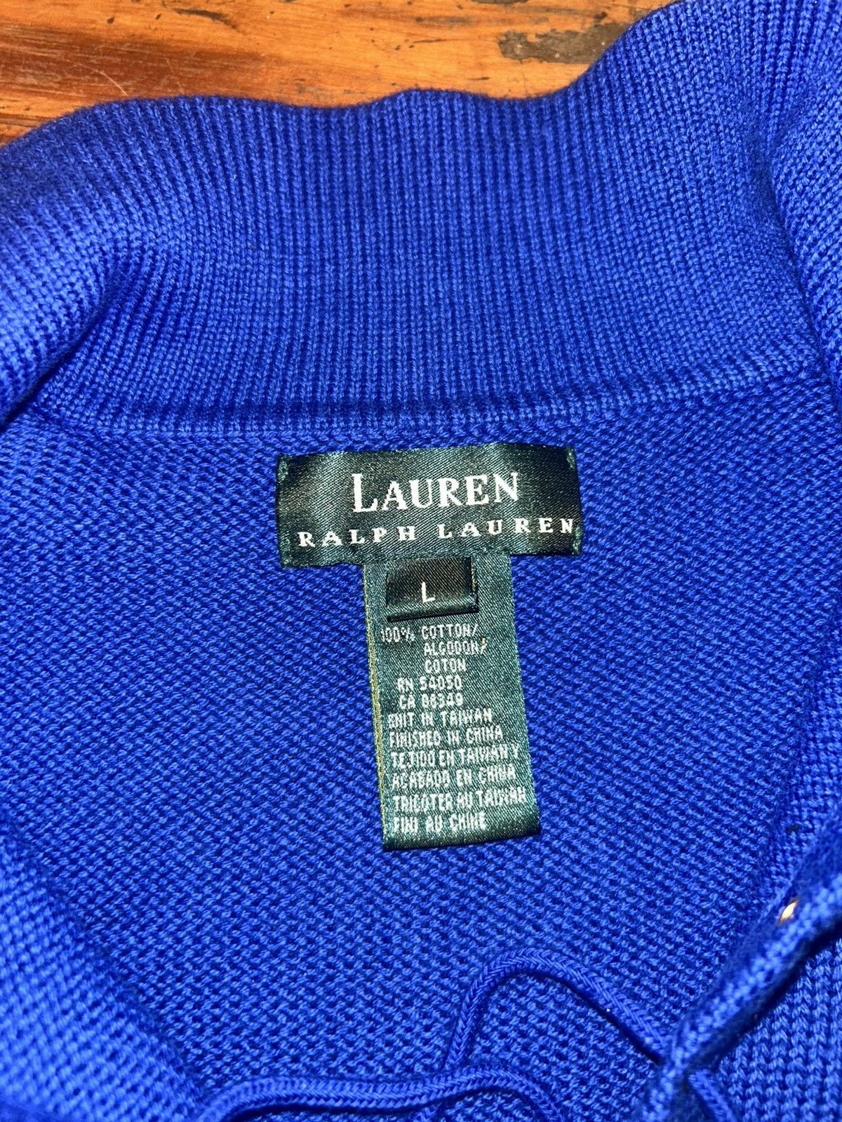 Ralph Lauren Ralph Lauren blue sweater Size L / US 10 / IT 46 - 3 Thumbnail