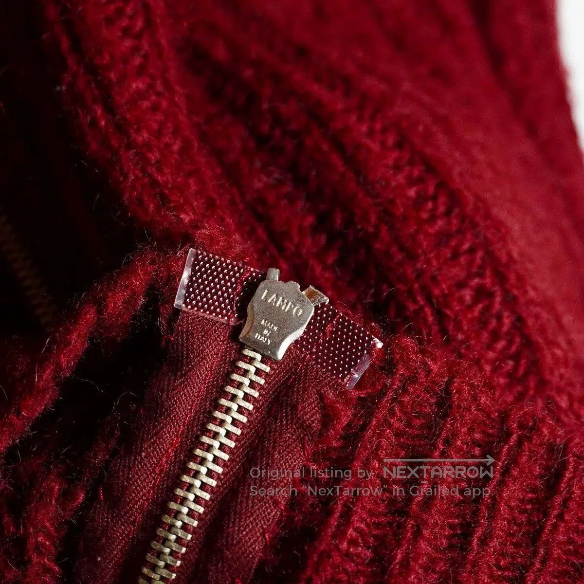 Maison Margiela Martin Margiela 6 Red Knit Cardigan. Size L / US 10 / IT 46 - 9 Thumbnail