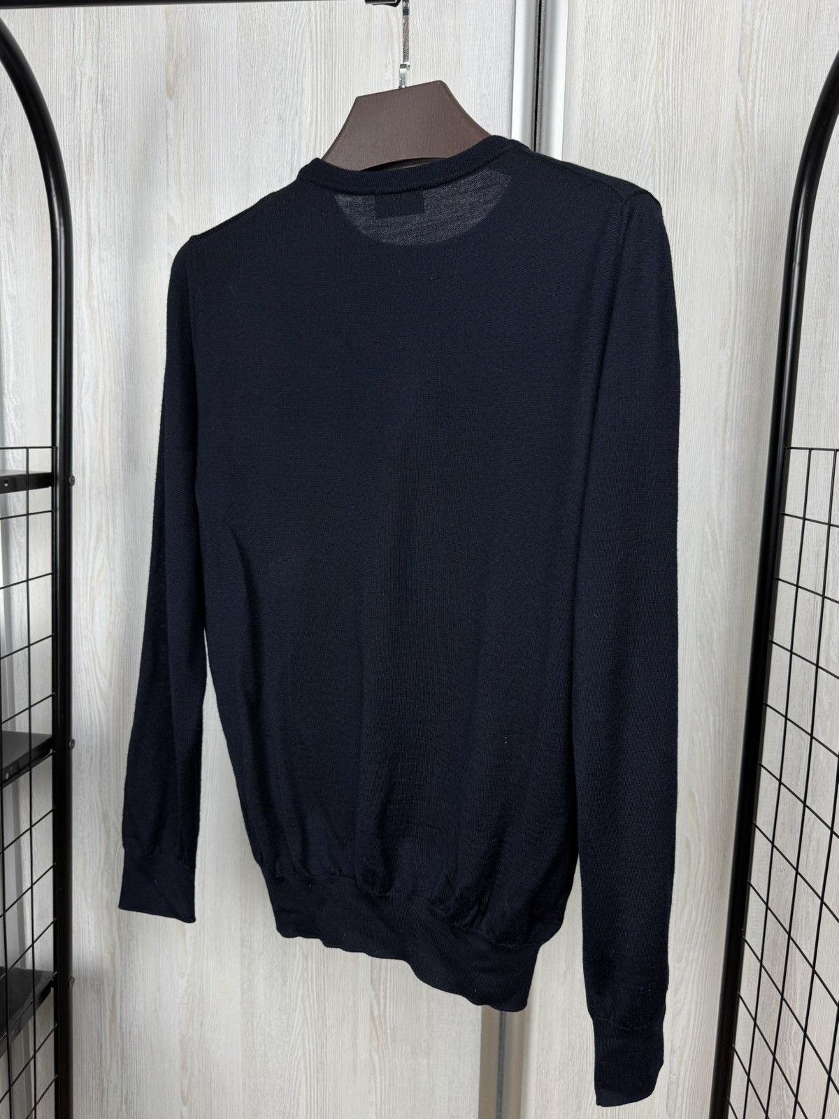 Other Pelikamo Zurich Wool Silk Round Neck navy blue sweater Size US L / EU 52-54 / 3 - 7 Thumbnail
