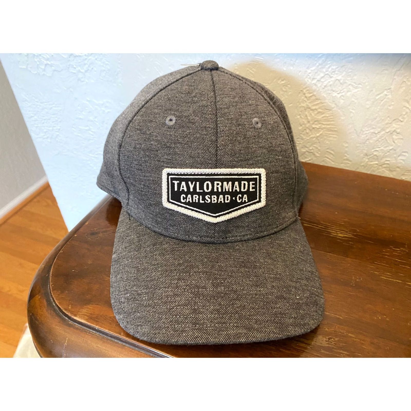 TaylorMade TaylorMade Carlsbad CA Baseball Cap Black Gray Fitted Adult L/XL Baseball Hat Cap Size ONE SIZE - 2 Thumbnail