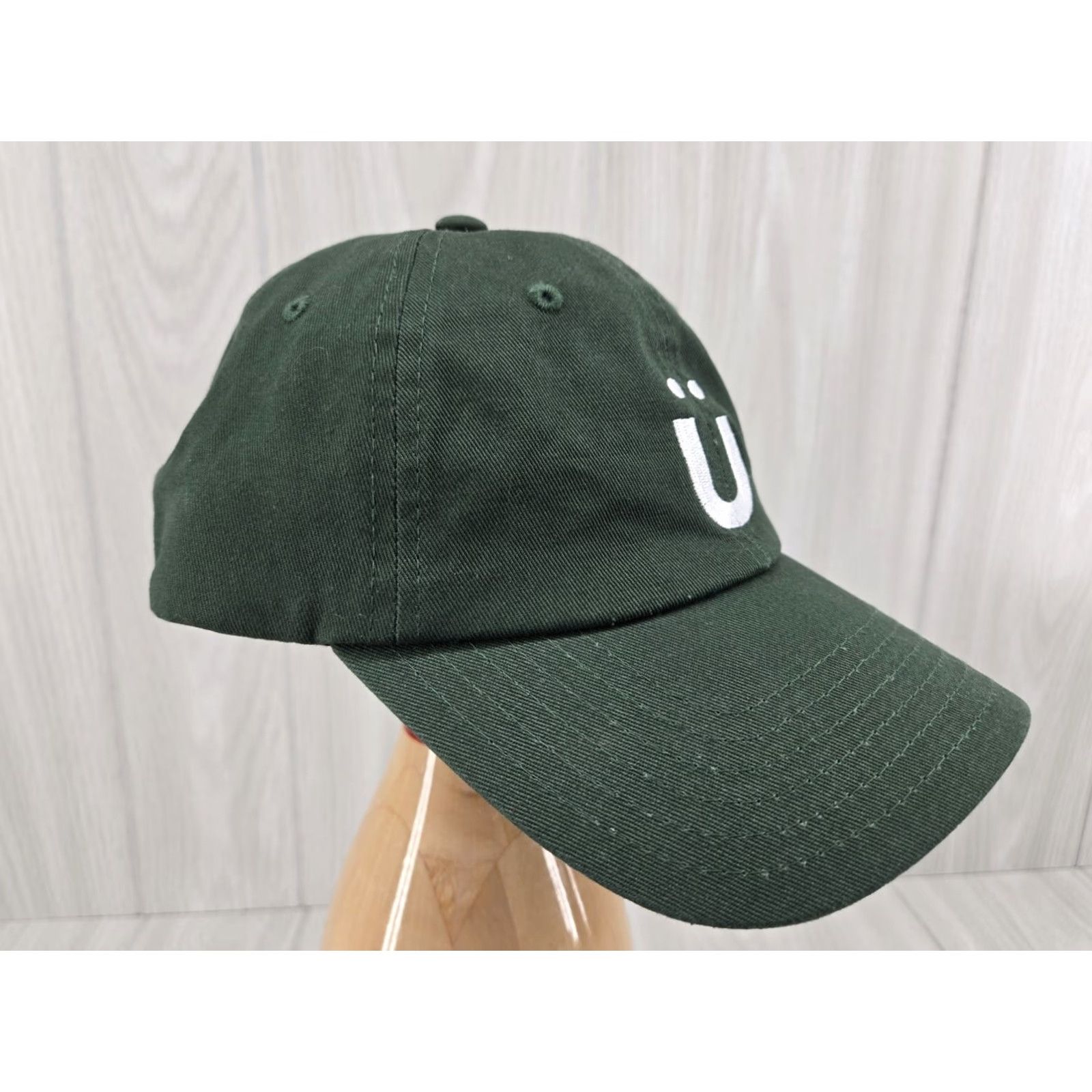 Vintage VINTAGE Gruns Gummies Hat Cap Strap Back Green One Size Adjustable Baseball Cap Men Gruns Gummies Solid Green Adjustable Size ONE SIZE - 4 Thumbnail