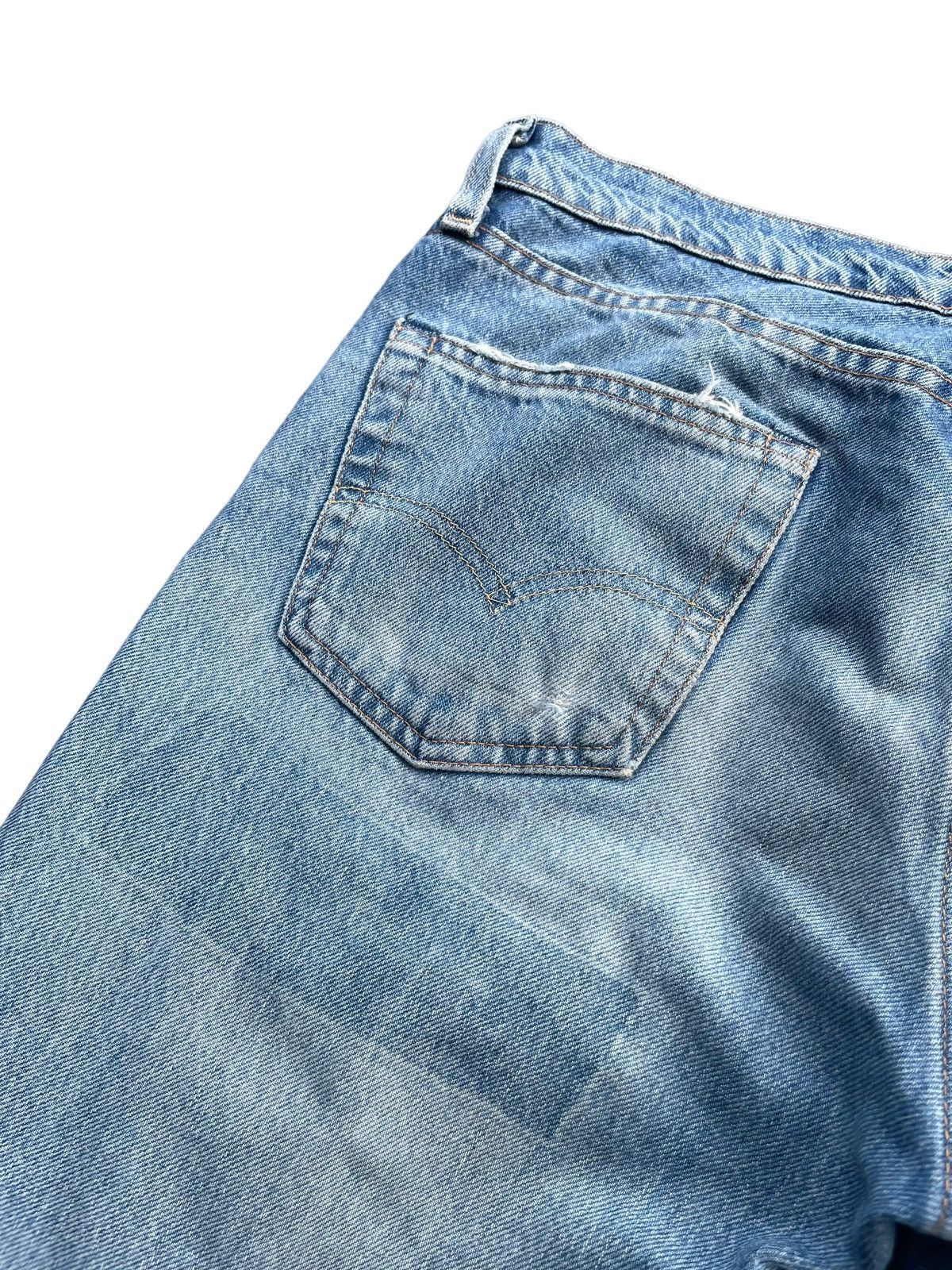 If Six Was Nine × Levi's Levis 511 E Distresed Denim Size US 32 / EU 48 - 9 Thumbnail