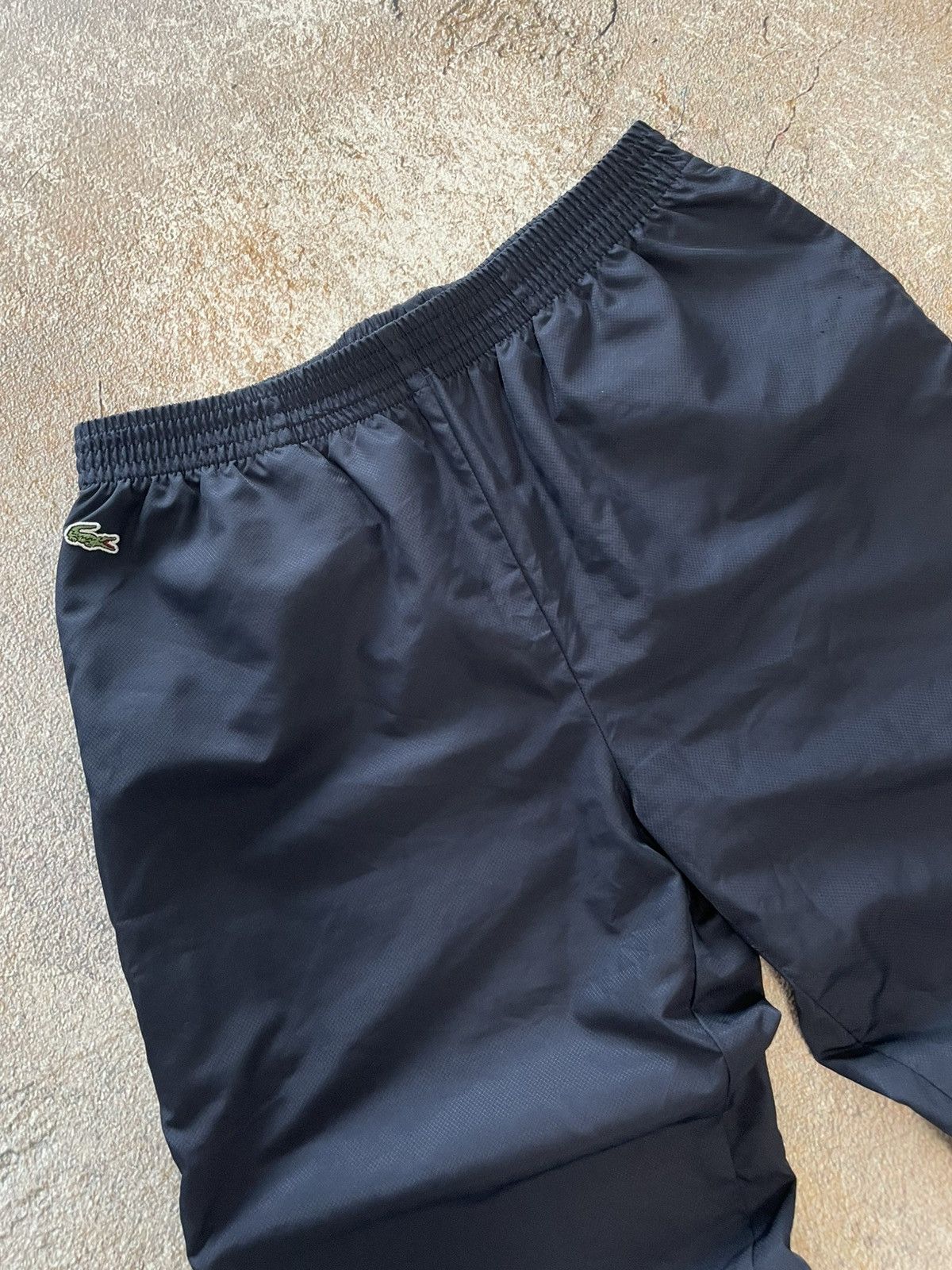 Lacoste Vintage Lacoste Nylon Navy Track Pants Size US 30 / EU 46 - 3 Thumbnail