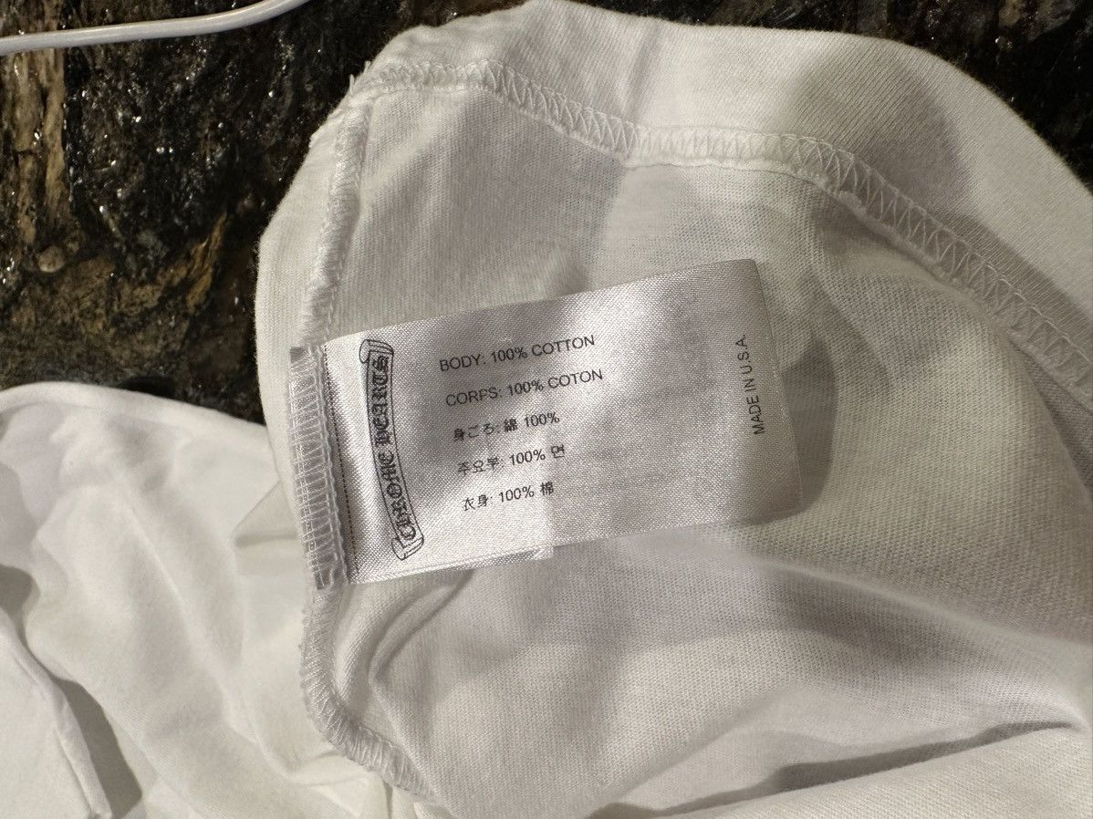 Chrome Hearts Chrome Hearts White / Yellow Script Hollywood T-Shirt Size US XL / EU 56 / 4 - 11 Thumbnail