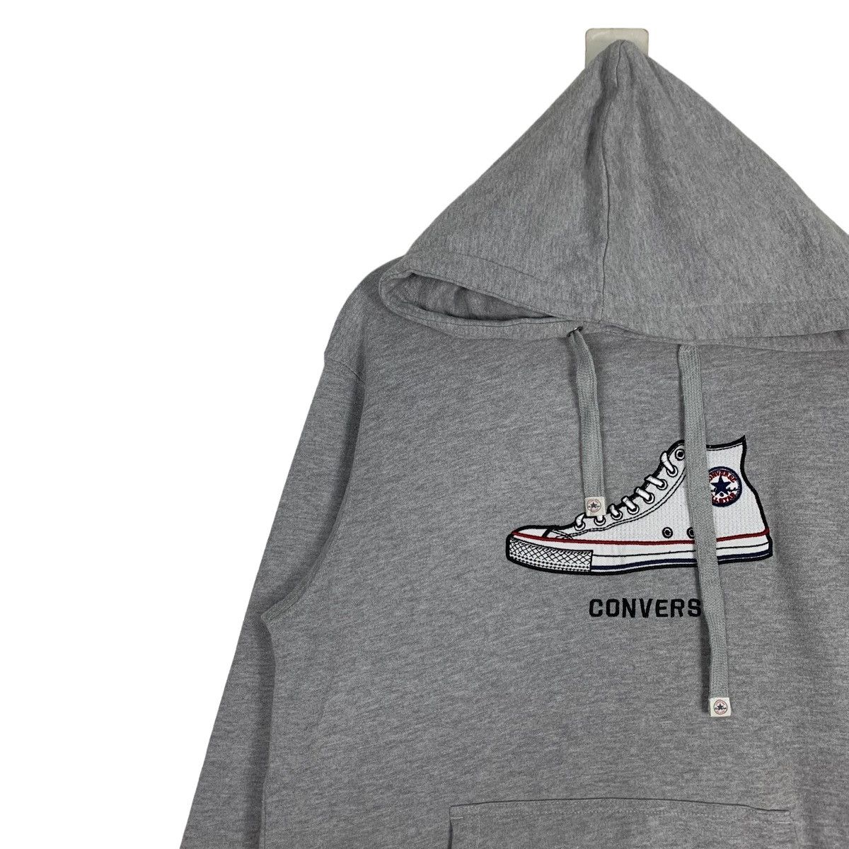 Converse CONVERSE Shoes Big Logo Pullover Hoodies #0821-C37 Size US L / EU 52-54 / 3 - 7 Thumbnail