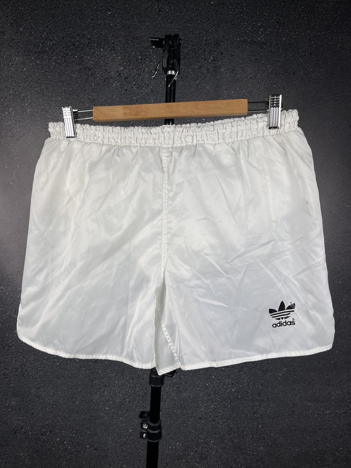 Adidas Streetwear Vintage Men s 90s Vintage Adidas Trefoil Run Soccer Nylon Shorts Grailed