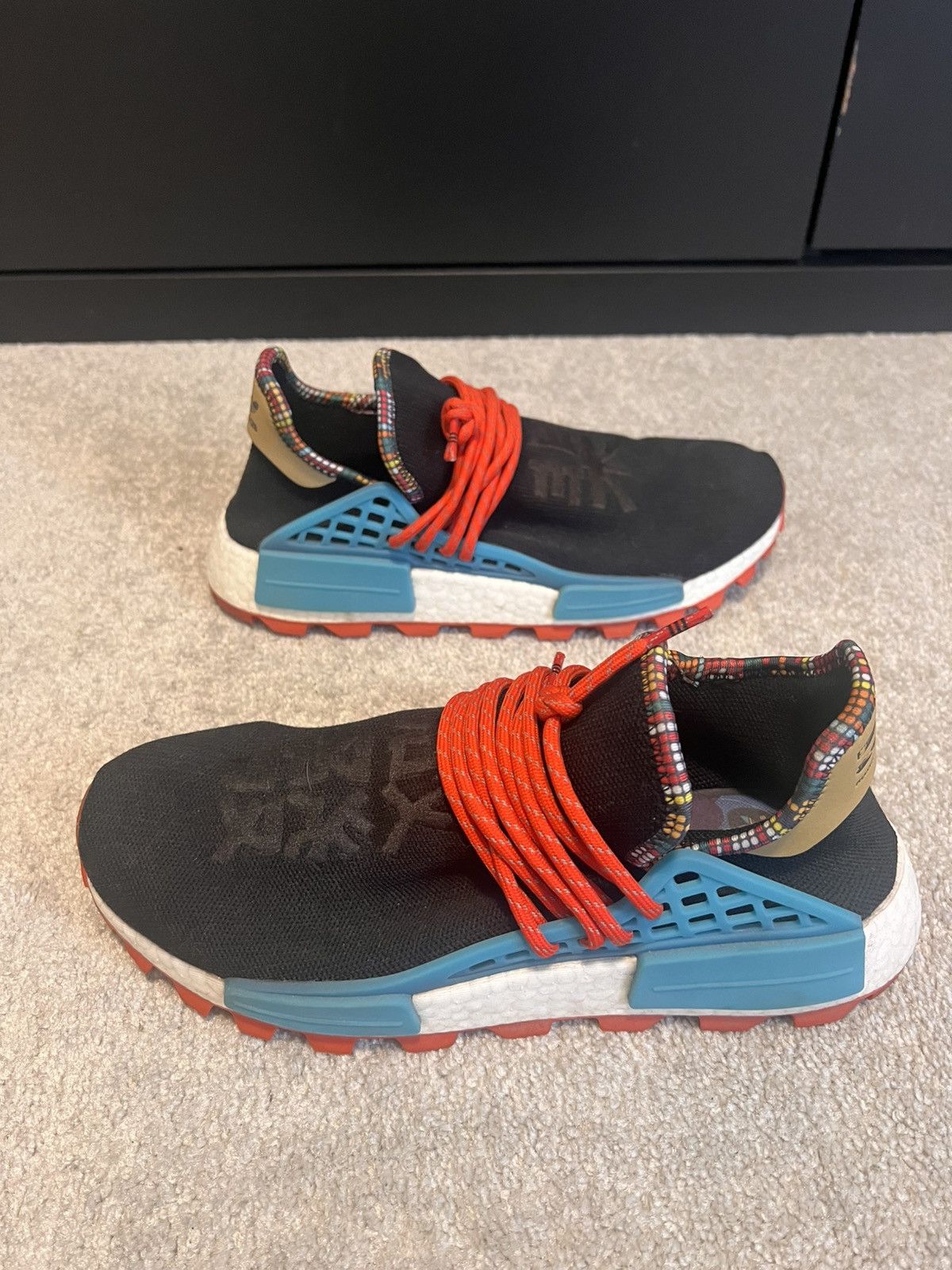 Adidas × Pharrell Adidas NMD Hu Pharrell Inspiration Pack ‘Black’ (2018) Size US 8.5 / EU 41-42 - 2 Thumbnail
